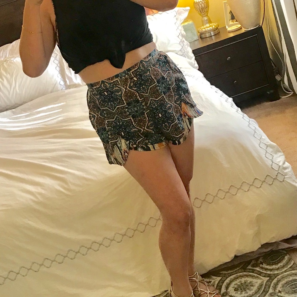 SOLD - Boho Chic Pattern Shorts